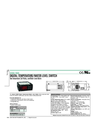 Thumbnail of document Data Sheet - TSWB Digital Temperature/Water Level Switch